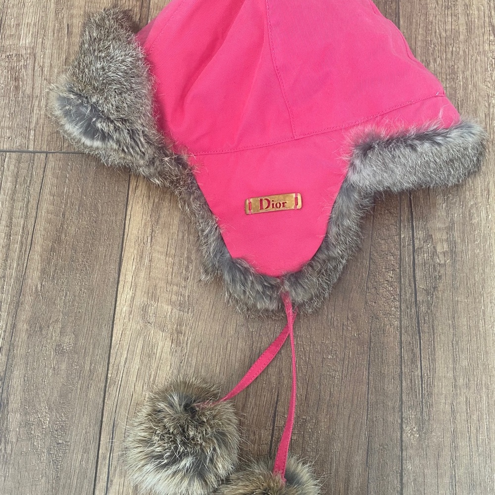 Christian Dior girls winter hat